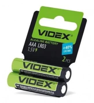 Батарея R03 Videx Alkaline