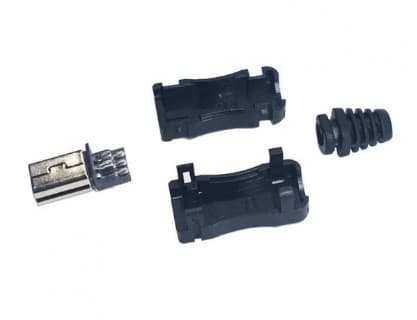 miniUSB -A 5P вилка на кабель