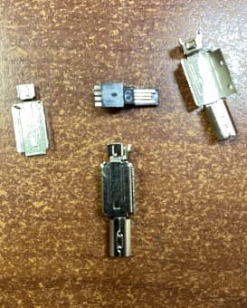 miniUSB -B 4P N63 вилка на кабель