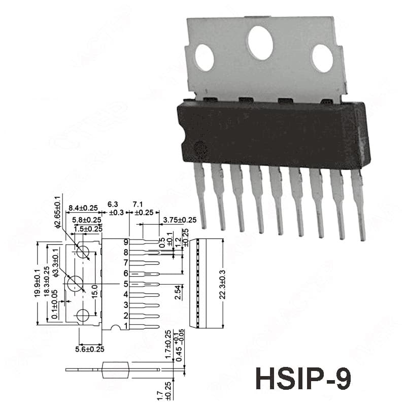 Мікросхема TDA 1514A /HSIP-9/